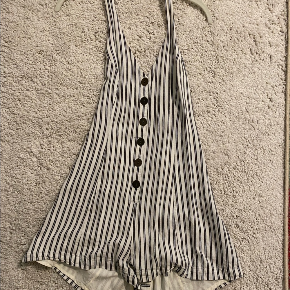 stripped romper